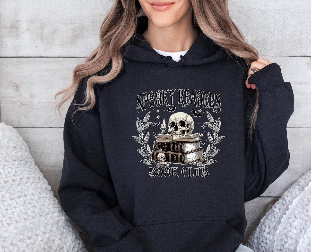 Spooky Readers Hoodie - lismoreboutique - Hoodie - Book_Club_Gift