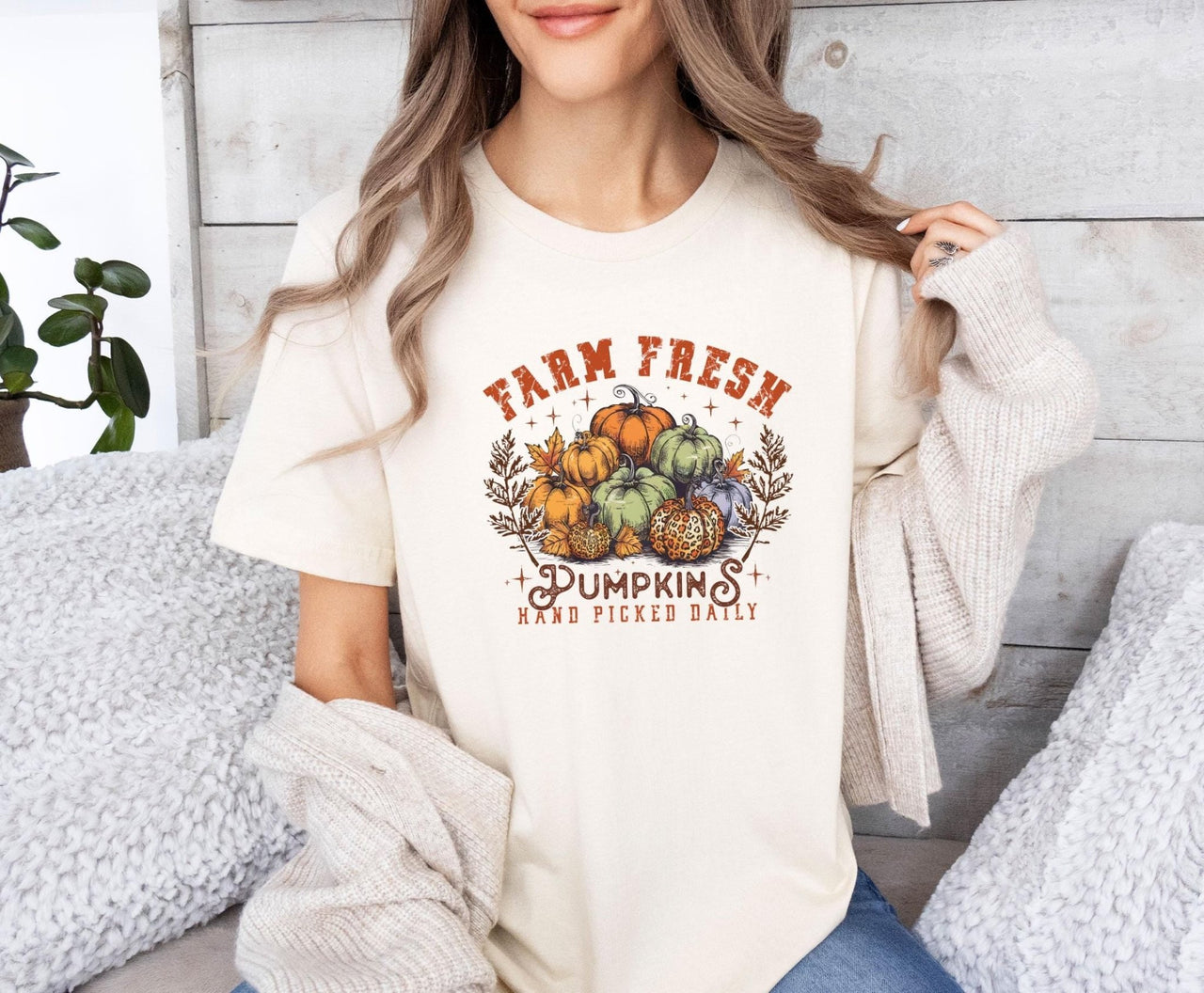 Pumpkin Patch Shirt - lismoreboutique - Unisex T-Shirt - Cute_Fall_Tshirt