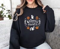 Thumbnail for Happy Halloween Sweatshirt - lismoreboutique - Sweatshirt - autumn_halloween