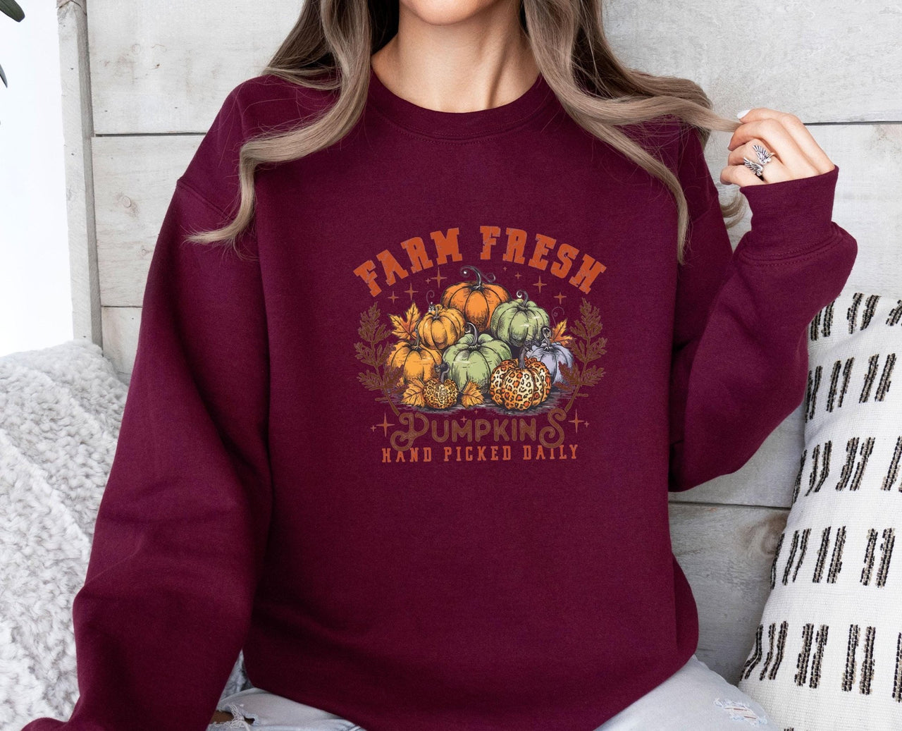 Pumpkin Patch Sweatshirt - lismoreboutique - Sweatshirt - cute_fall_gift