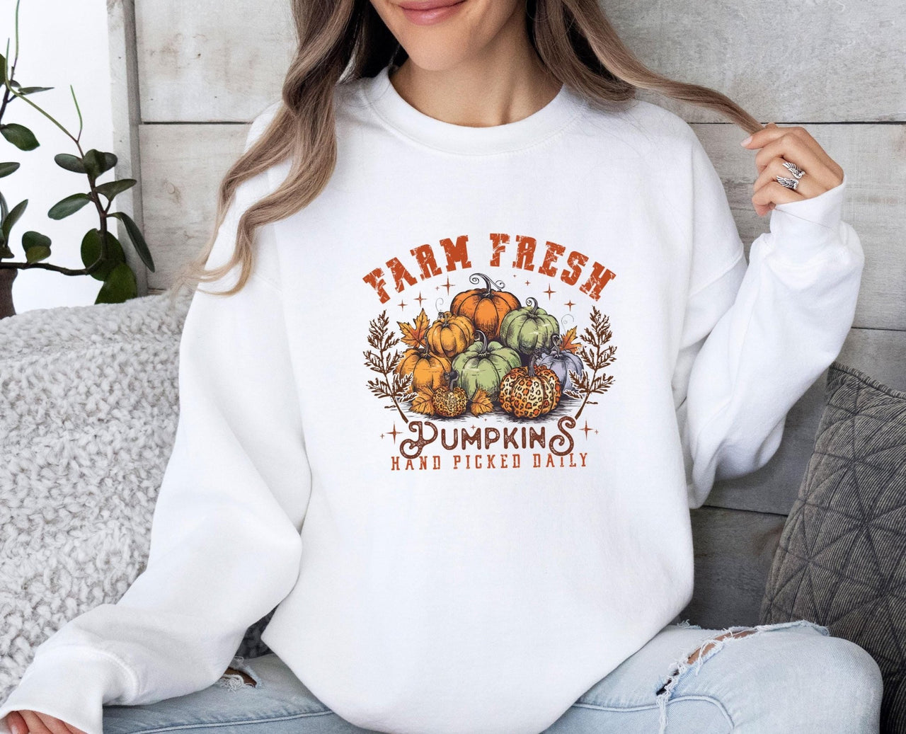 Pumpkin Patch Sweatshirt - lismoreboutique - Sweatshirt - cute_fall_gift