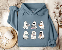 Thumbnail for Ghost Reading Books Hoodie - lismoreboutique - Hoodie - Book_Lover_Gift