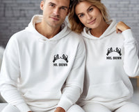 Thumbnail for Gothic Wedding Hoodie - lismoreboutique - Hoodie - bride_and_groom_top