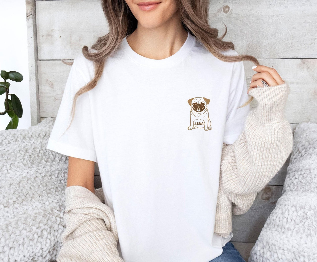 Dog T-shirt - lismoreboutique - Unisex T-Shirt - cute_pug_gifts