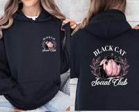 Thumbnail for Halloween Cat Hoodie - lismoreboutique - Hoodie - Black_Cat_Hoodie