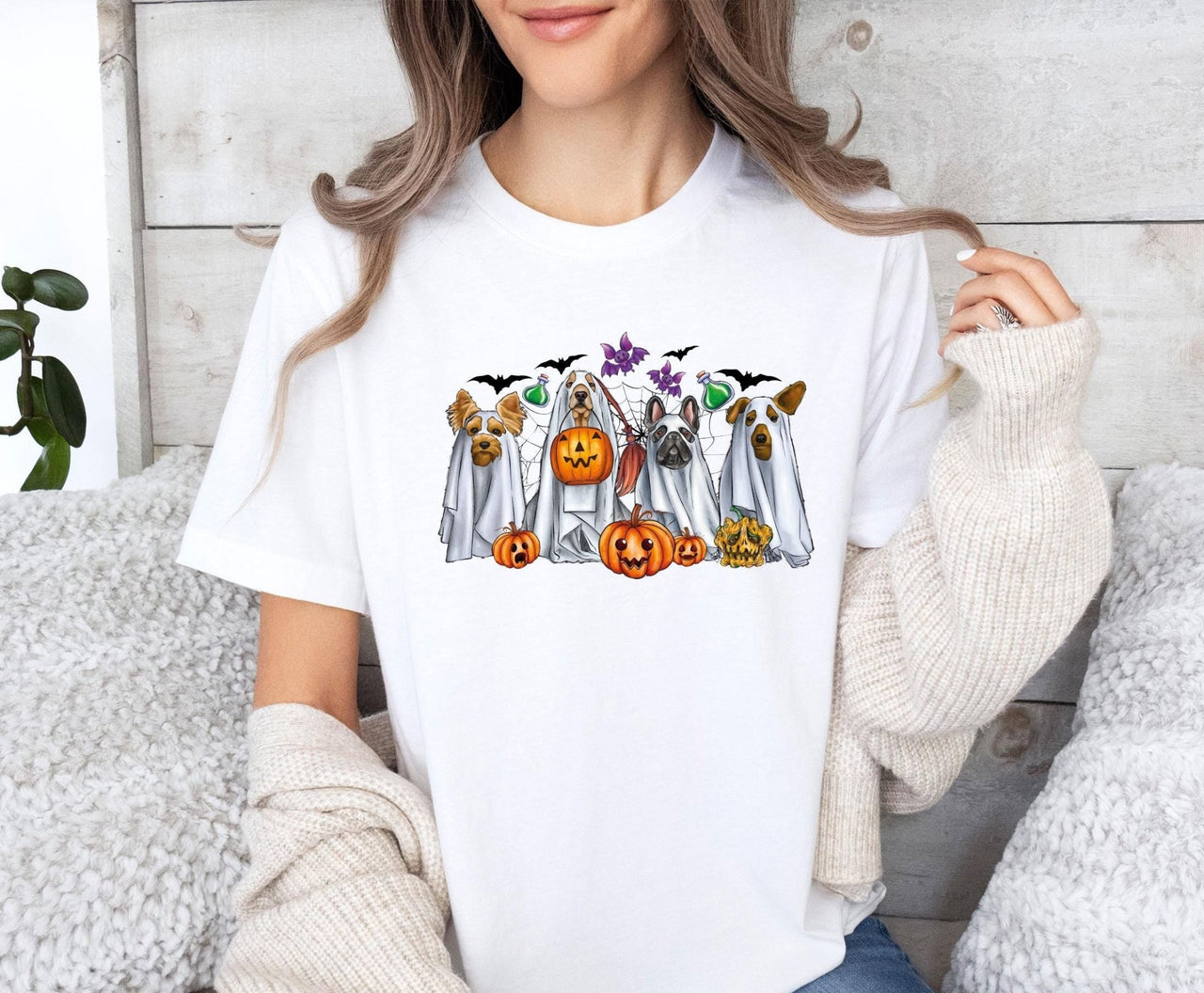 Halloween Dog Shirt - lismoreboutique - Unisex T-Shirt - dog_lover_t_shirt