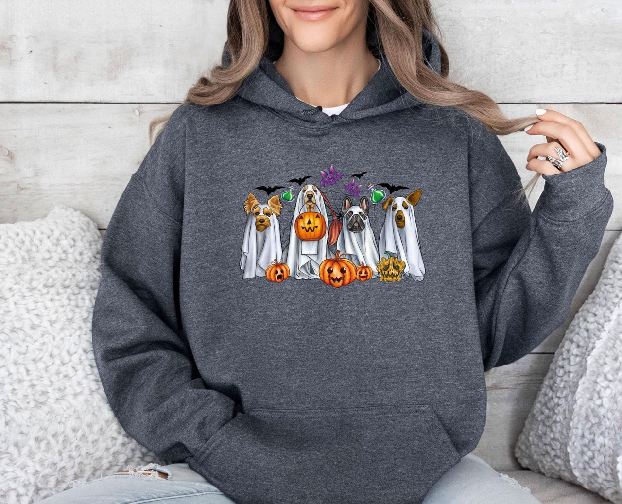 Halloween Dog Hoodie - lismoreboutique - Hoodie - dog_lover_hoodie