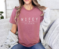 Thumbnail for Wifey Hubby T-shirts - lismoreboutique - Unisex T-Shirt - Couples_Shirt