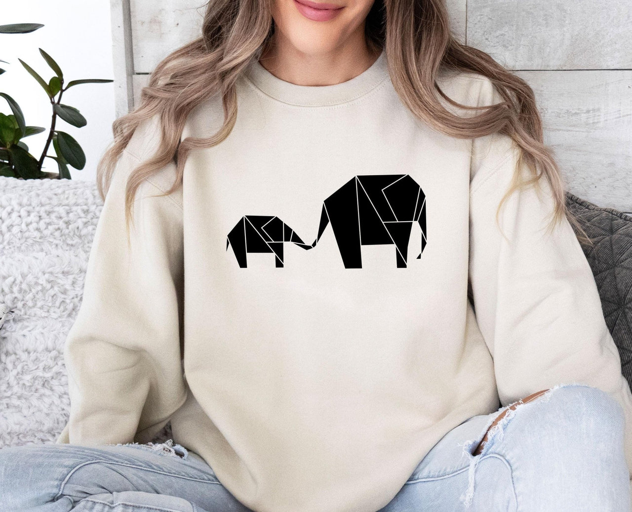 Elephant Sweatshirt - lismoreboutique - Sweatshirt - Animal_sweatshirt