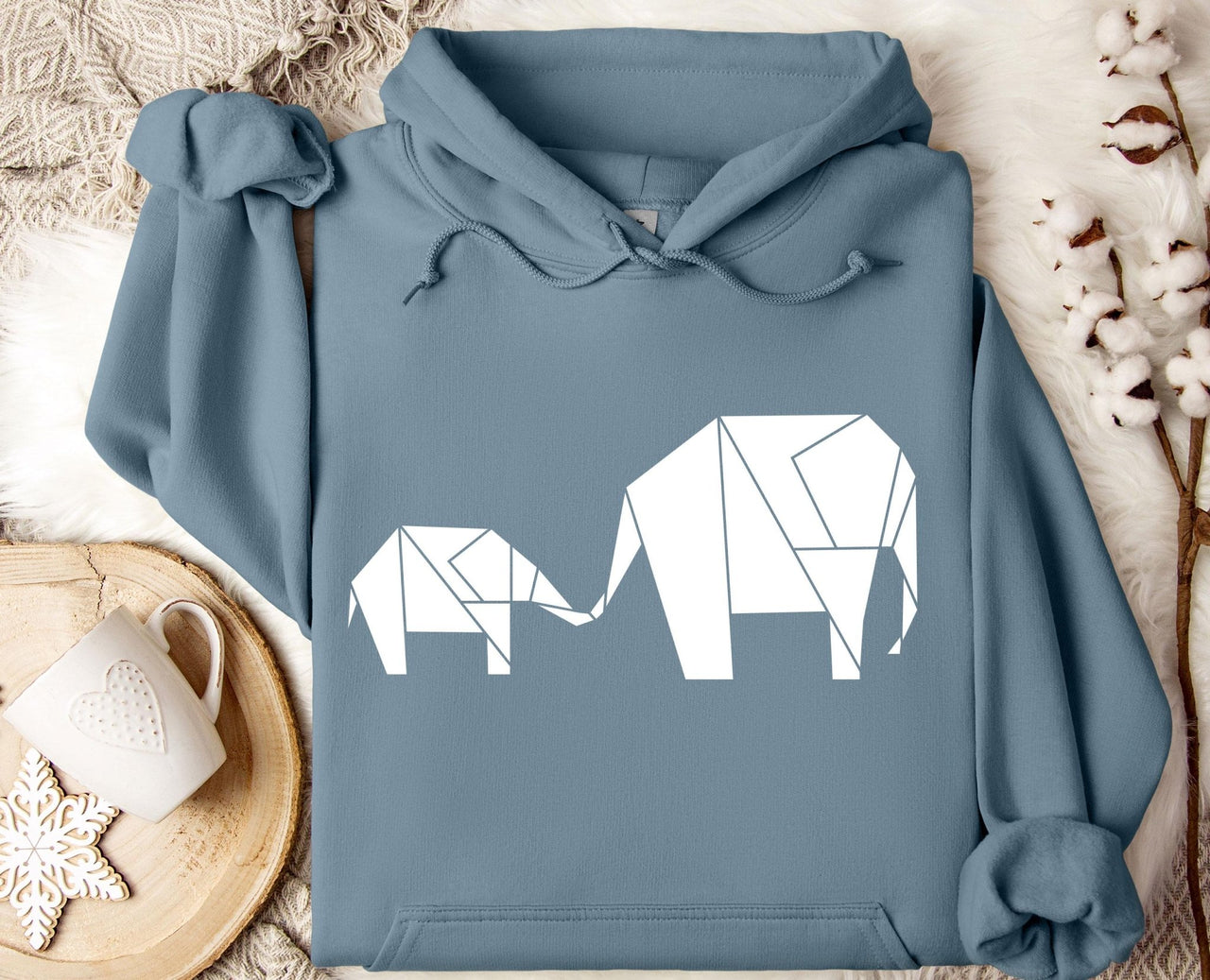 Elephant Hoodie - lismoreboutique - Hoodie - Cute_Mama_Hoodie