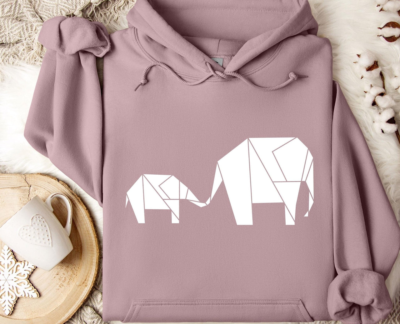 Elephant Hoodie - lismoreboutique - Hoodie - Cute_Mama_Hoodie