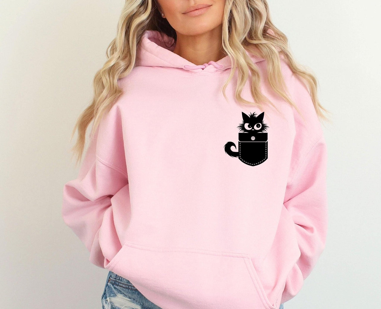 Black Cat Hoodie - lismoreboutique - Hoodie - Black_Cat_Hoodie