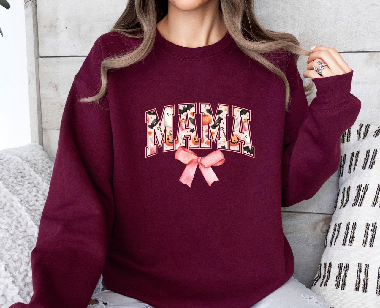 Spooky Mama Sweatshirt - lismoreboutique - Sweatshirt - Autumn_Mama_Jumper