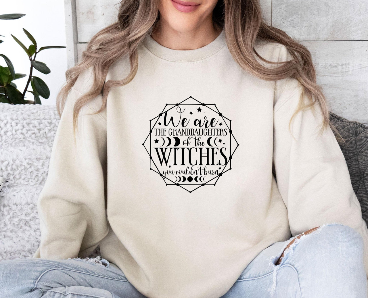 Witchy Sweatshirt - lismoreboutique - Sweatshirt - cute_witch_sweater