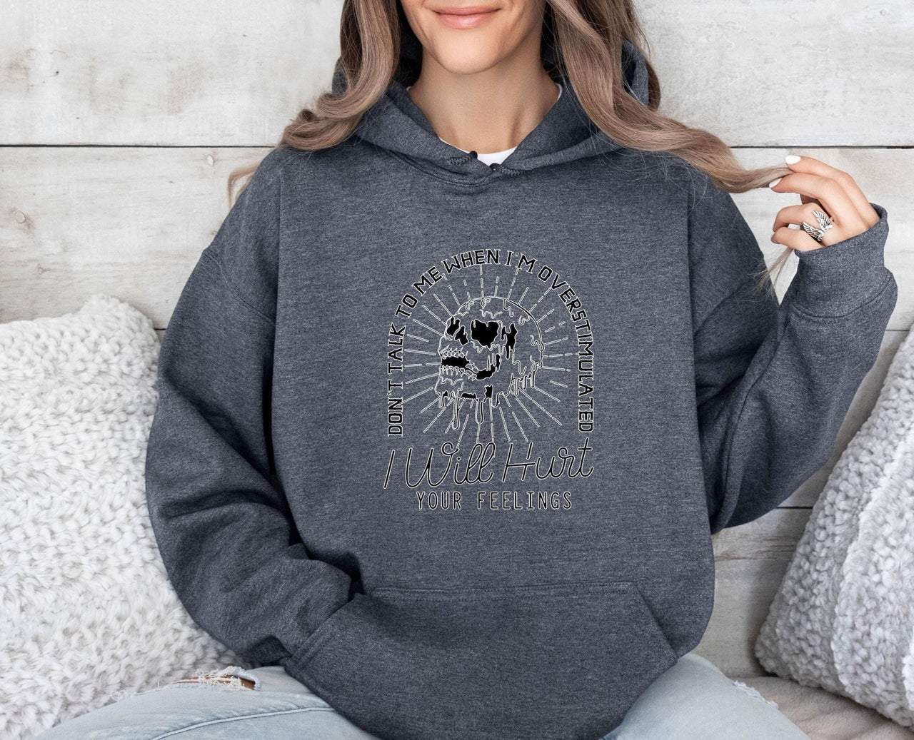 Overstimulated Hoodie - lismoreboutique - Hoodie - Anxiety_Top