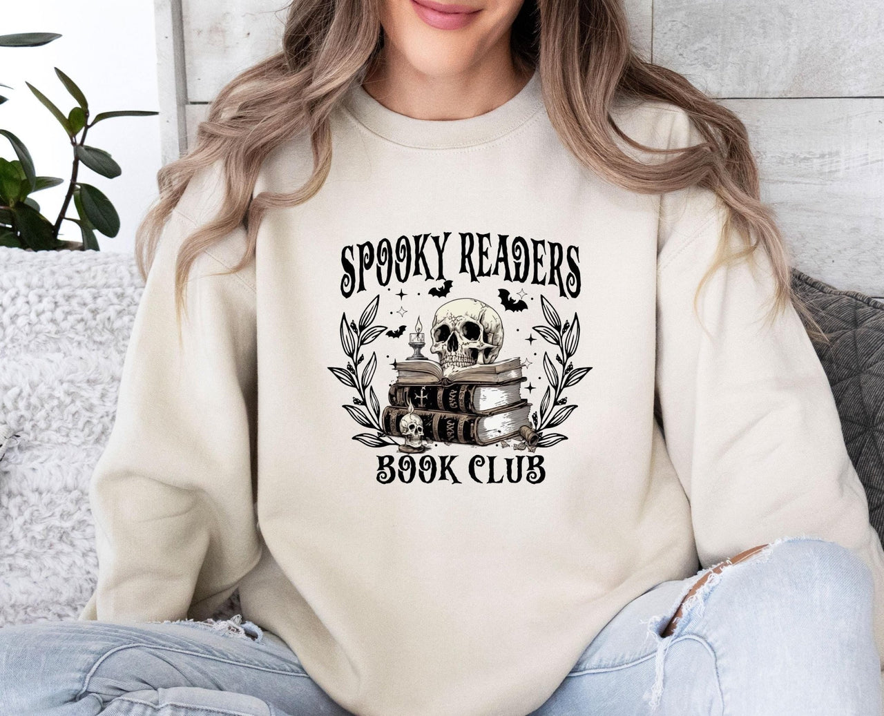 Spooky Readers Sweatshirt - lismoreboutique - Sweatshirt - Book_Club_Gifts