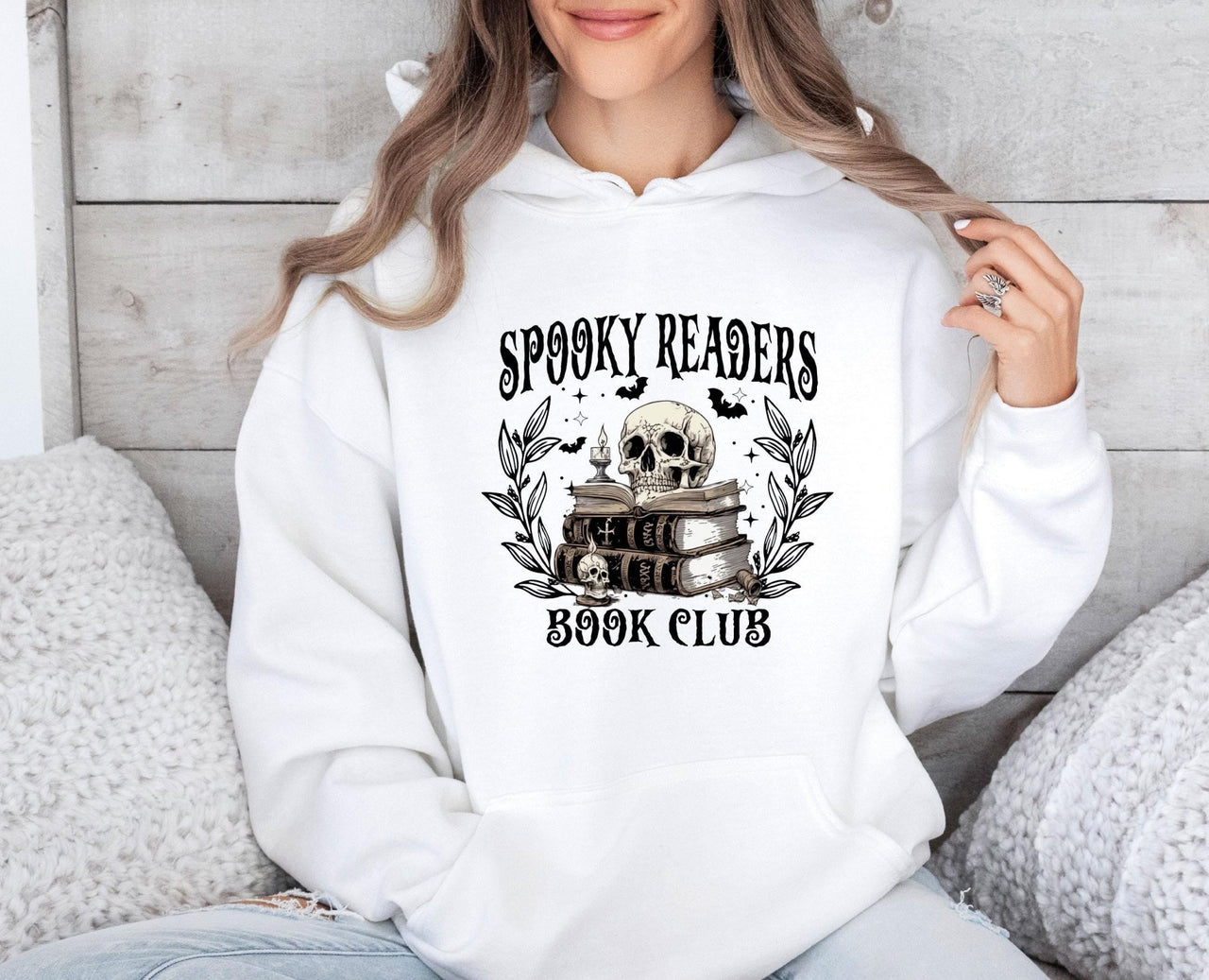 Spooky Readers Hoodie - lismoreboutique - Hoodie - Book_Club_Gift