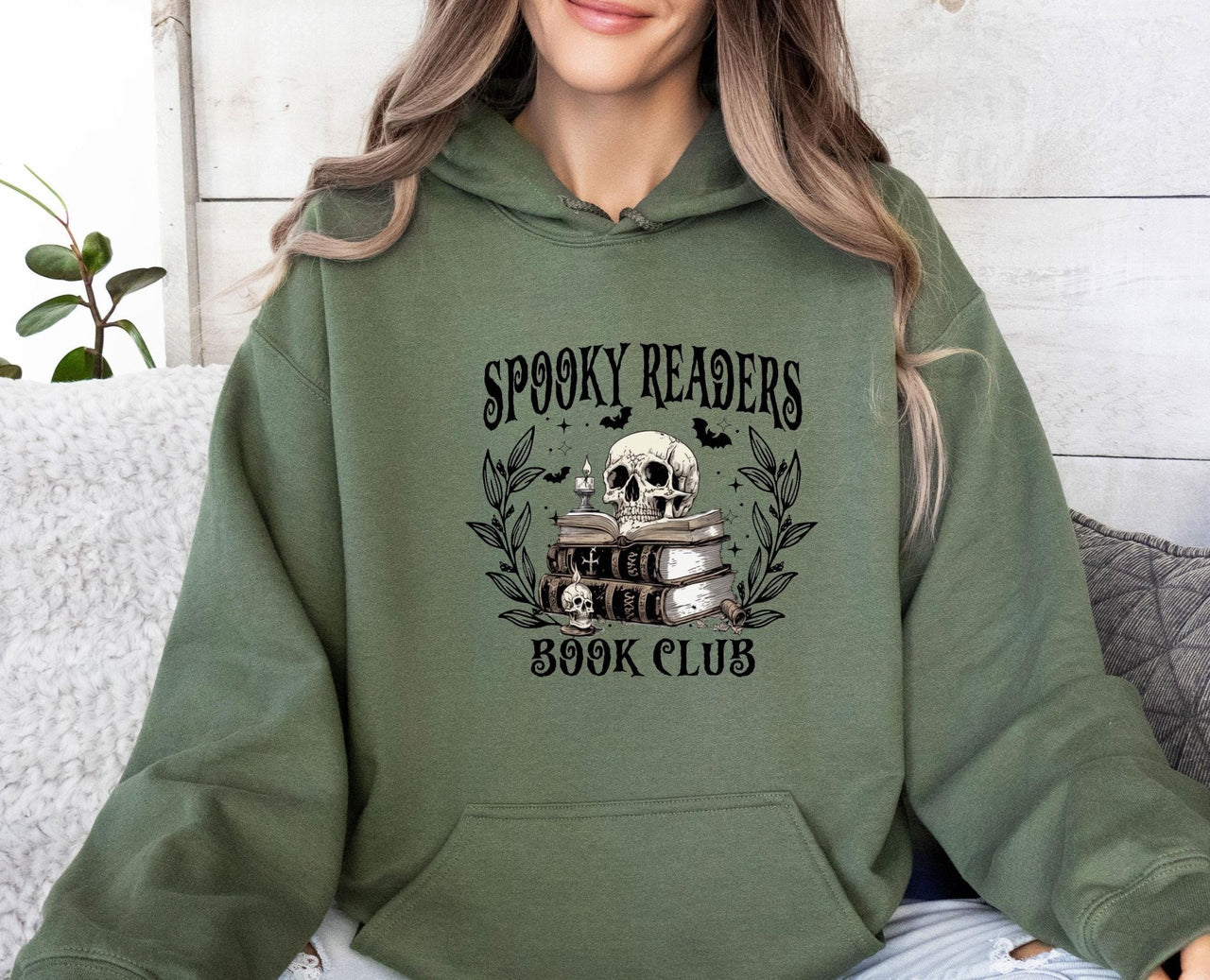 Spooky Readers Hoodie - lismoreboutique - Hoodie - Book_Club_Gift