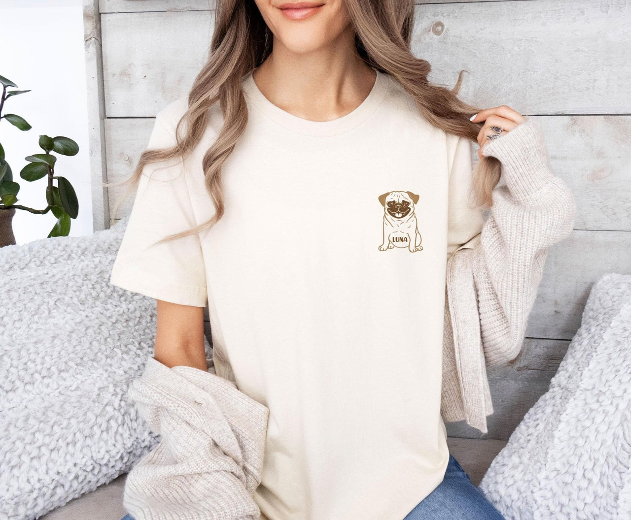 Dog T-shirt - lismoreboutique - Unisex T-Shirt - cute_pug_gifts