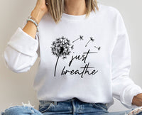 Thumbnail for Just Breathe Sweater - Lismore Boutique - Sweatshirt - cute_yoga_gifts