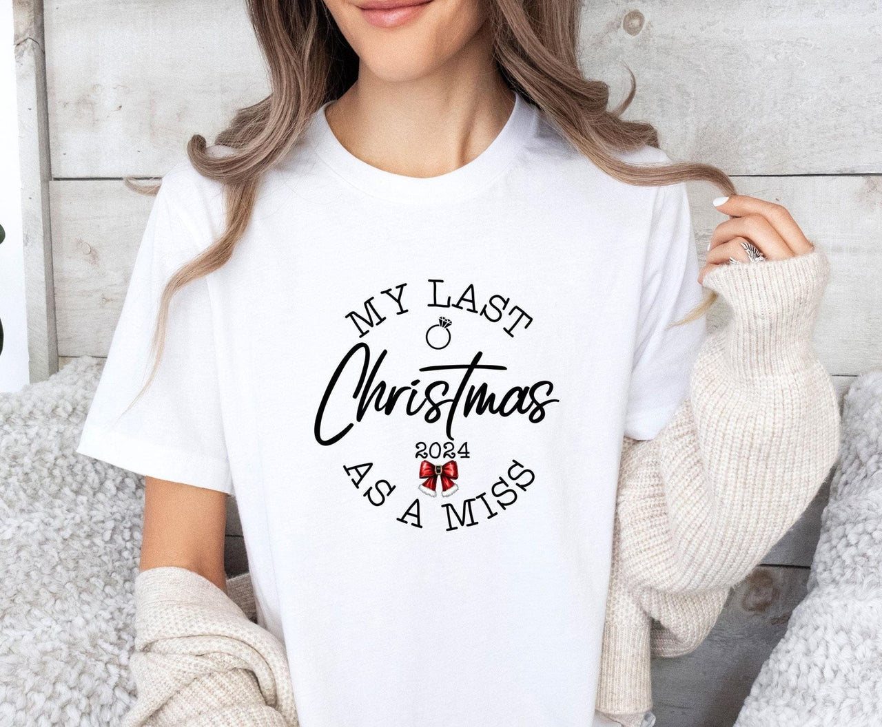 Last Christmas Shirt - lismoreboutique - Unisex T-Shirt - bride_christmas