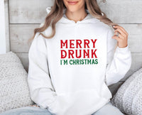 Thumbnail for Merry and Drunk Hoodie - lismoreboutique - Hoodie - christmas_eve_gift