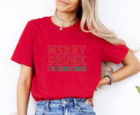 Thumbnail for Merry and Drunk Shirt - lismoreboutique - Unisex T-Shirt - Christmas_Holiday