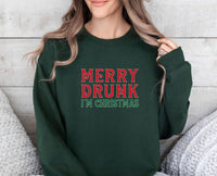 Thumbnail for Merry and Drunk Sweatshirt - Lismore Boutique - Sweatshirt - christmas_eve_gift