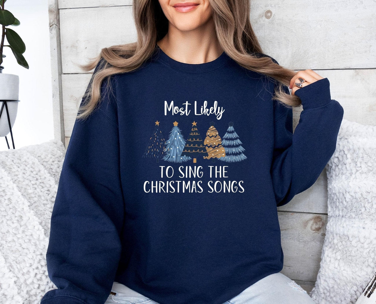 Most Likely Christmas Sweatshirt - Lismore Boutique - Sweatshirt - christmas_eve_gift