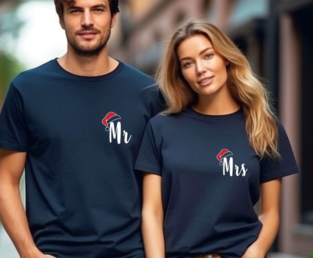 Mr and Mrs Christmas Shirt - lismoreboutique - Unisex T-Shirt - christmas_party