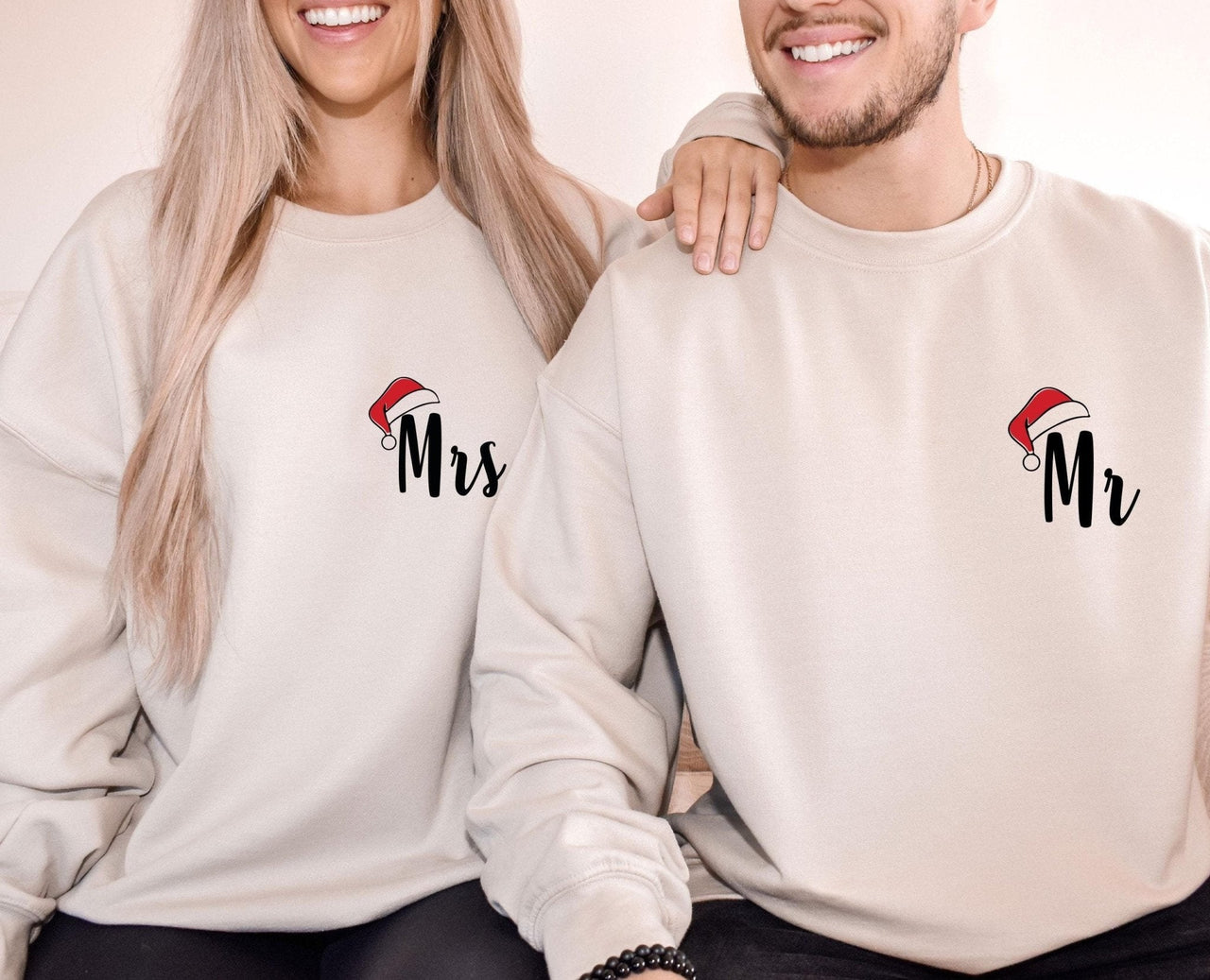 Mr and Mrs Christmas Sweatshirt - Lismore Boutique - Sweatshirt - Christmas_Couples