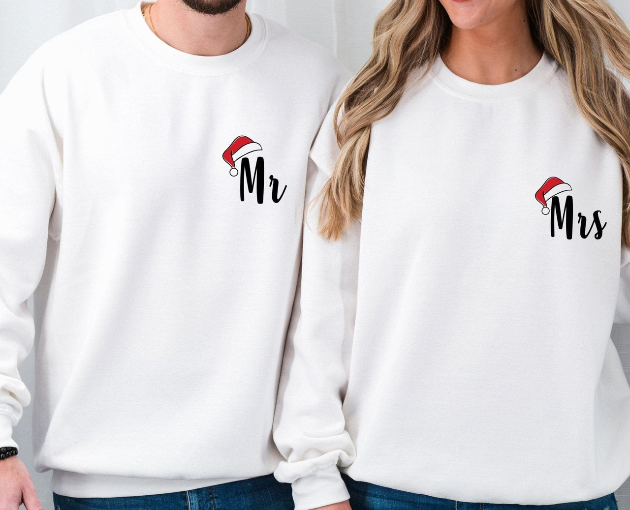 Mr and Mrs Christmas Sweatshirt - Lismore Boutique - Sweatshirt - Christmas_Couples