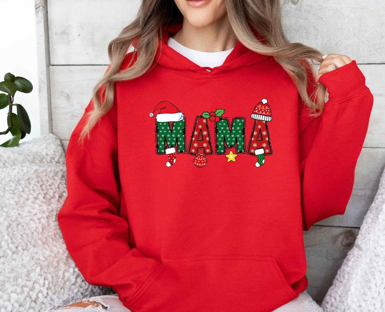 Mum Christmas Hoodie - lismoreboutique - Hoodie - christmas_party_top