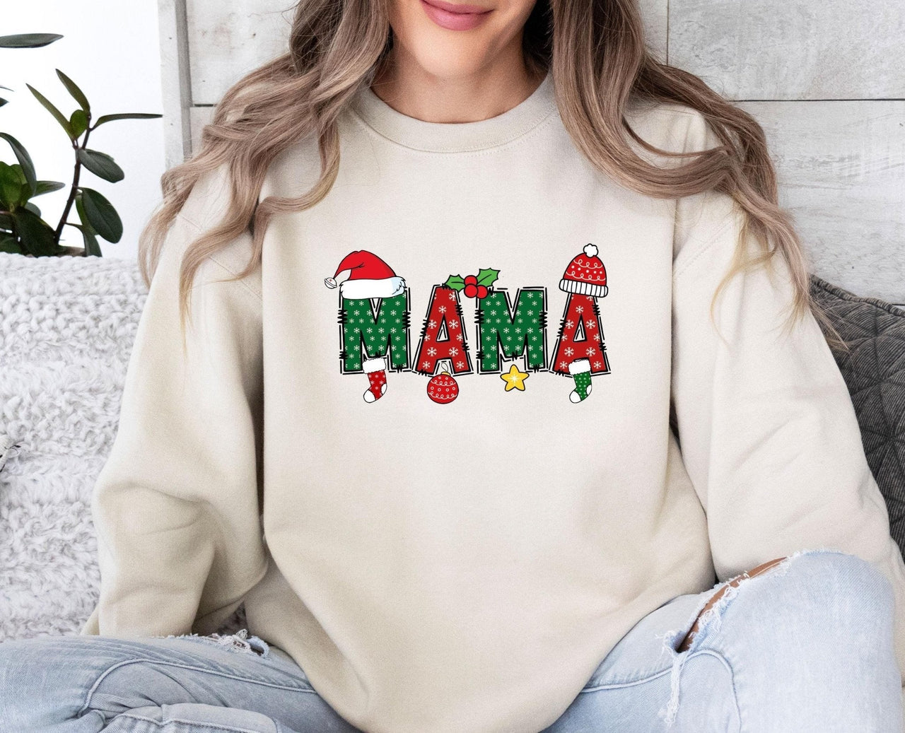 Mum Christmas Sweatshirt - Lismore Boutique - Sweatshirt - christmas_dad_jumper