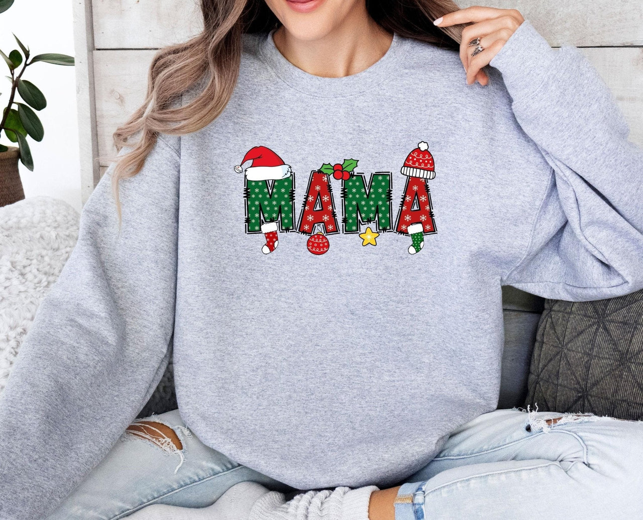 Mum Christmas Sweatshirt - Lismore Boutique - Sweatshirt - christmas_dad_jumper