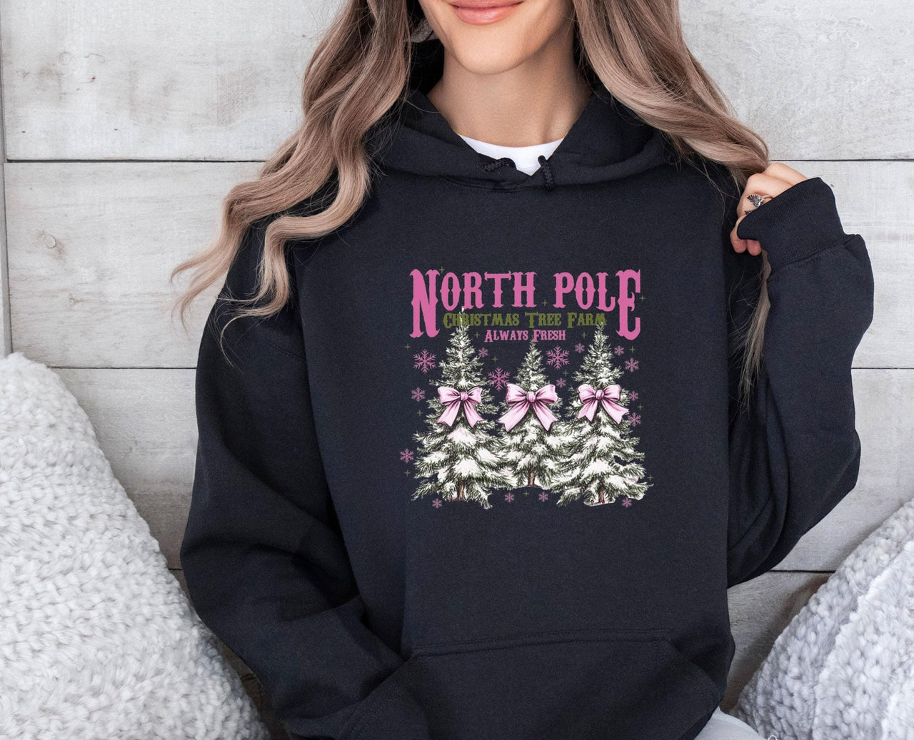 North Pole Hoodie - lismoreboutique - Hoodie - Christmas_Eve_Gift