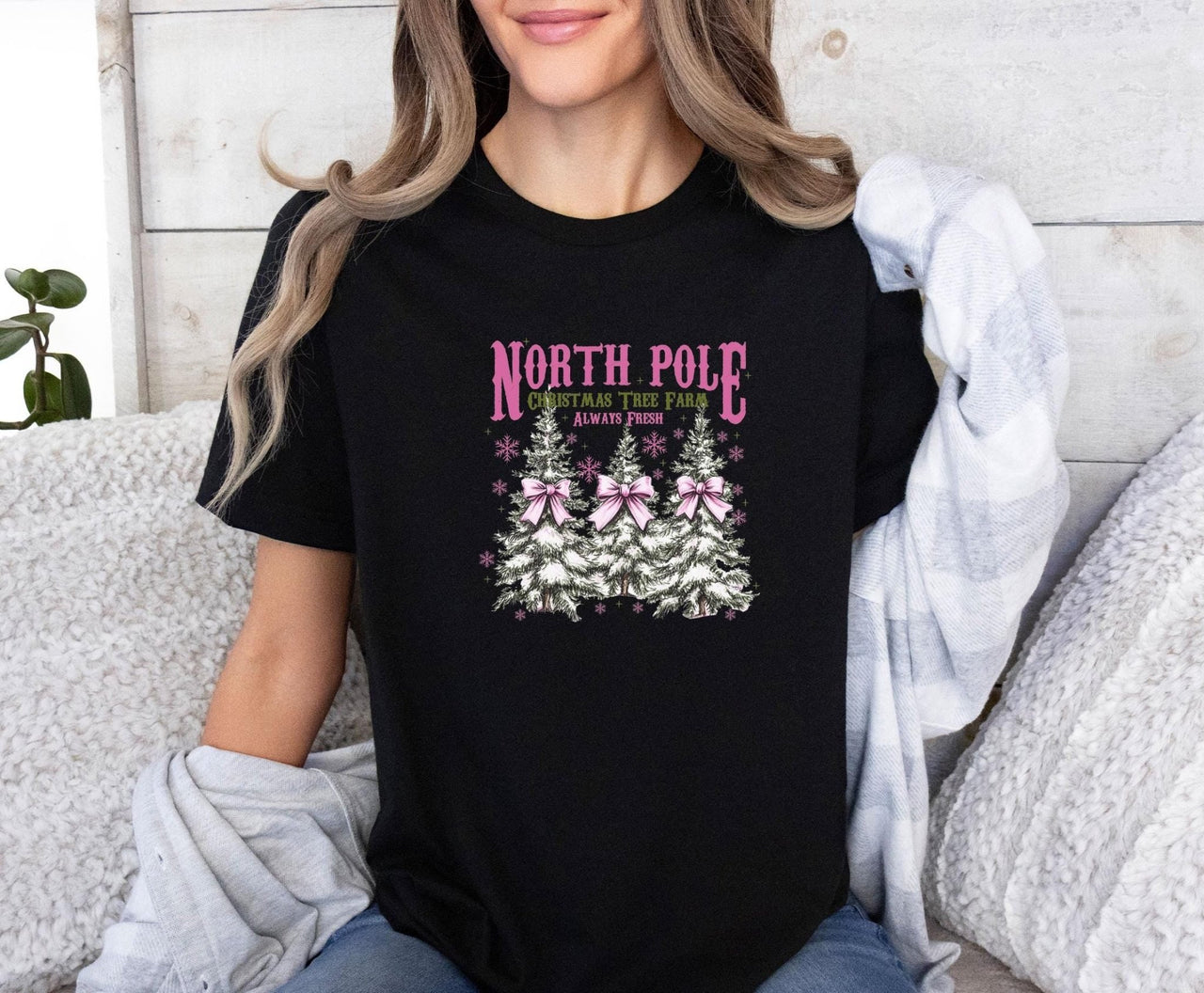 North Pole Shirt - lismoreboutique - Unisex T-Shirt - Christmas_Eve_Gift