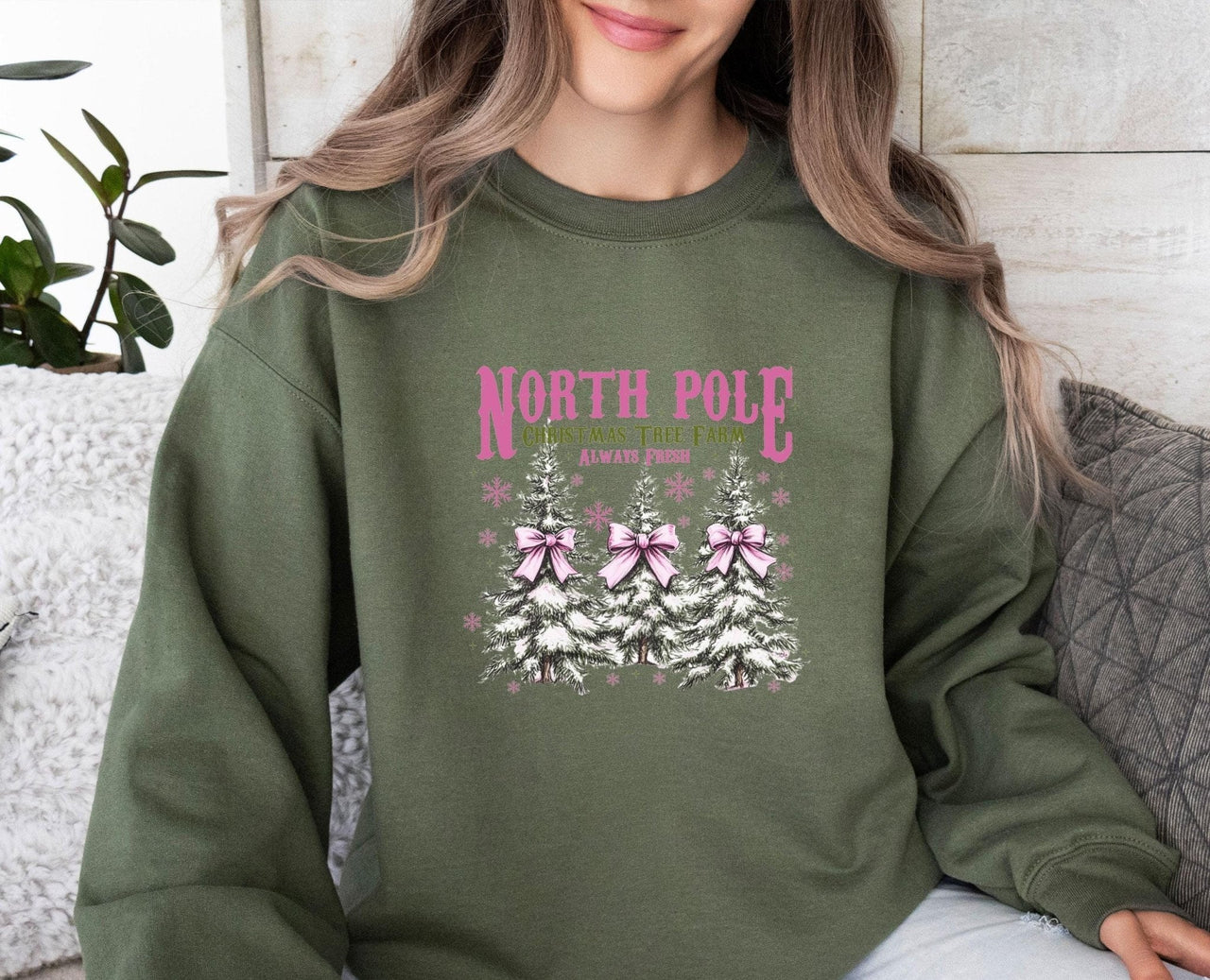 North Pole Sweatshirt - Lismore Boutique - Sweatshirt - christmas_crewneck