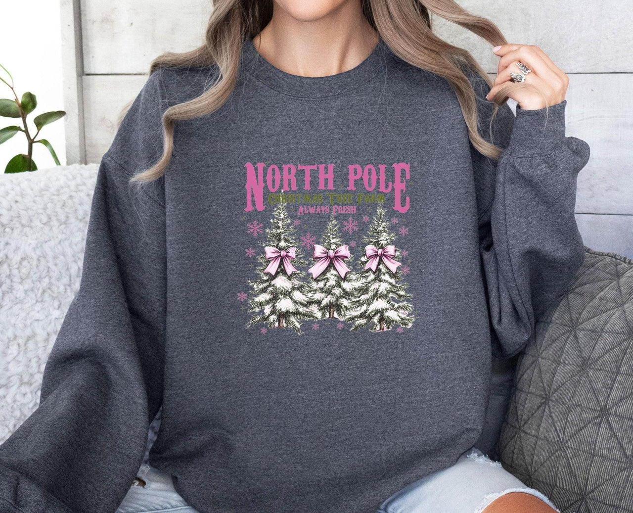 North Pole Sweatshirt - Lismore Boutique - Sweatshirt - christmas_crewneck