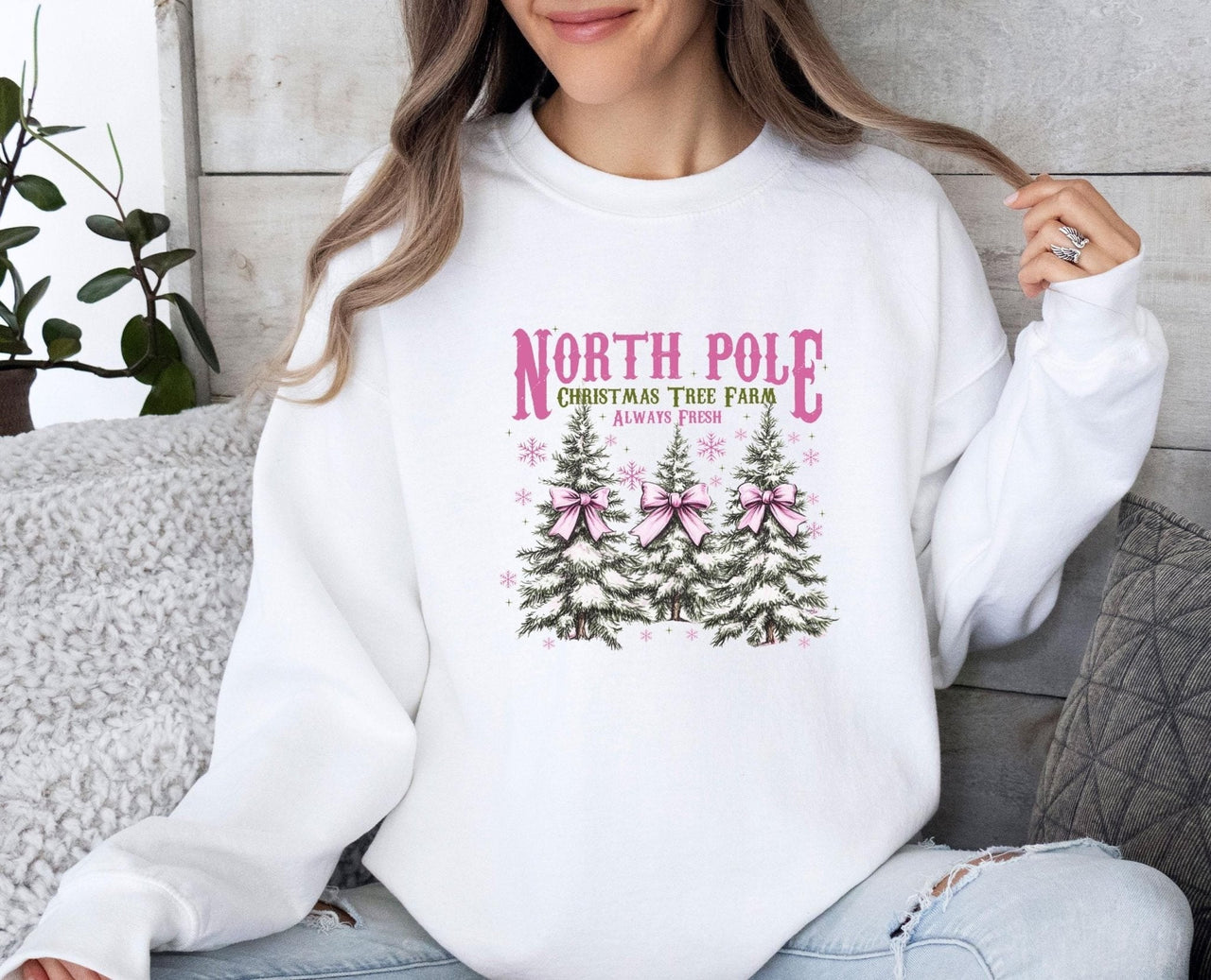 North Pole Sweatshirt - Lismore Boutique - Sweatshirt - christmas_crewneck