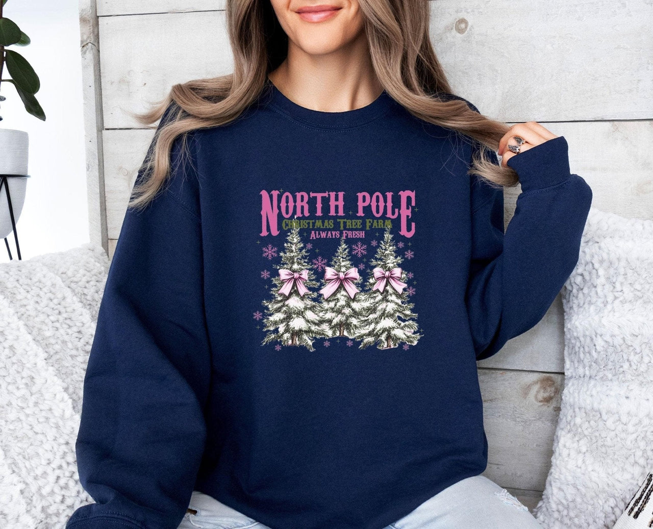 North Pole Sweatshirt - Lismore Boutique - Sweatshirt - christmas_crewneck