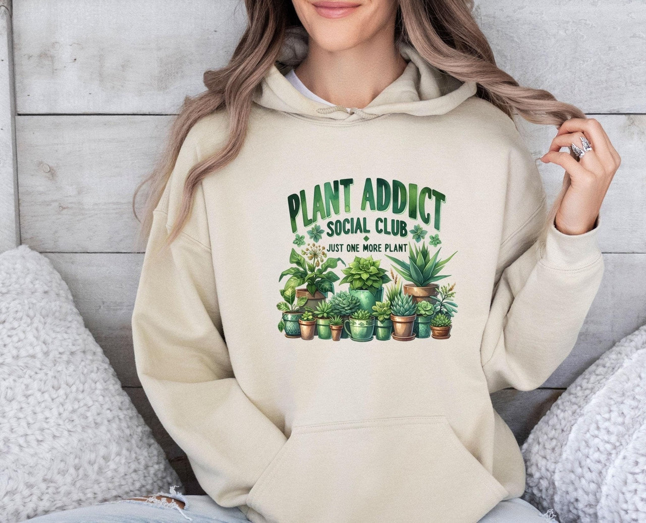 Plant Addict Hoodie - Lismore Boutique - Hoodie - botanical_hoodie