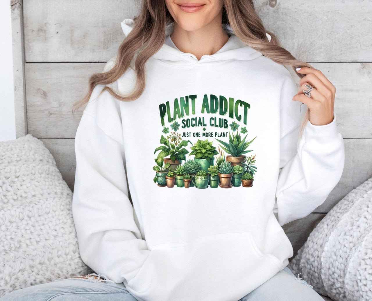 Plant Addict Hoodie - lismoreboutique - Hoodie - botanical_hoodie