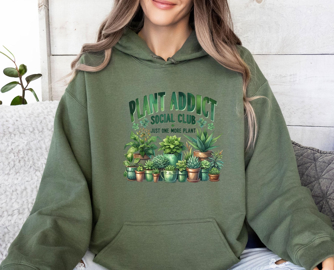 Plant Addict Hoodie - lismoreboutique - Hoodie - botanical_hoodie