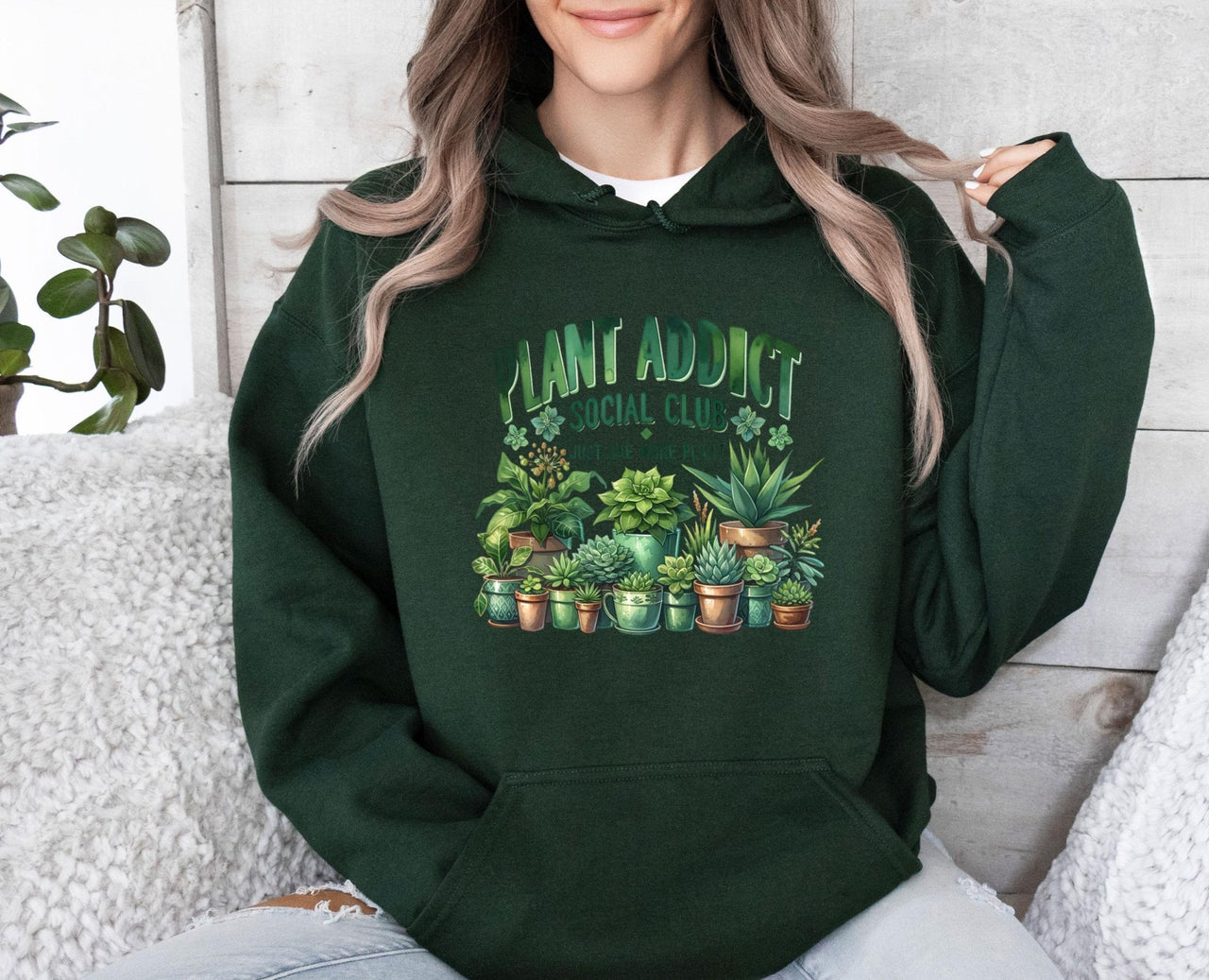 Plant Addict Hoodie - lismoreboutique - Hoodie - botanical_hoodie