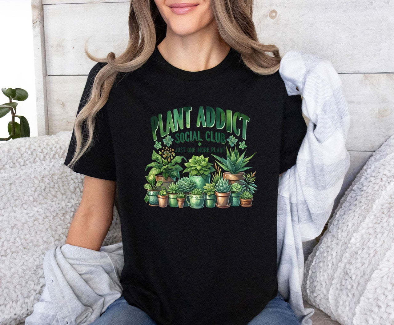 Plant Addict Shirt - lismoreboutique - Unisex T-Shirt - botanical_t_shirt