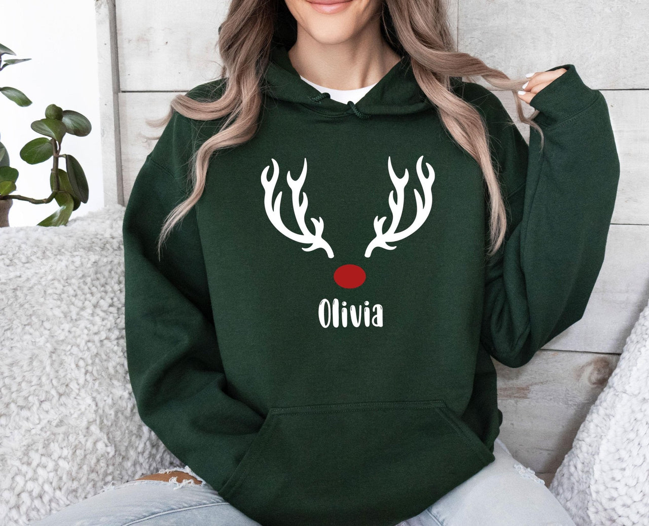 Reindeer Hoodie - lismoreboutique - Hoodie - Christmas_Hoodie