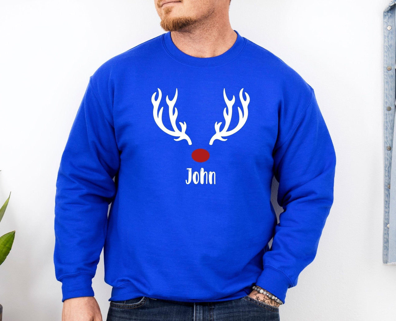 Reindeer Sweatshirt - Lismore Boutique - Sweatshirt - christmas_family