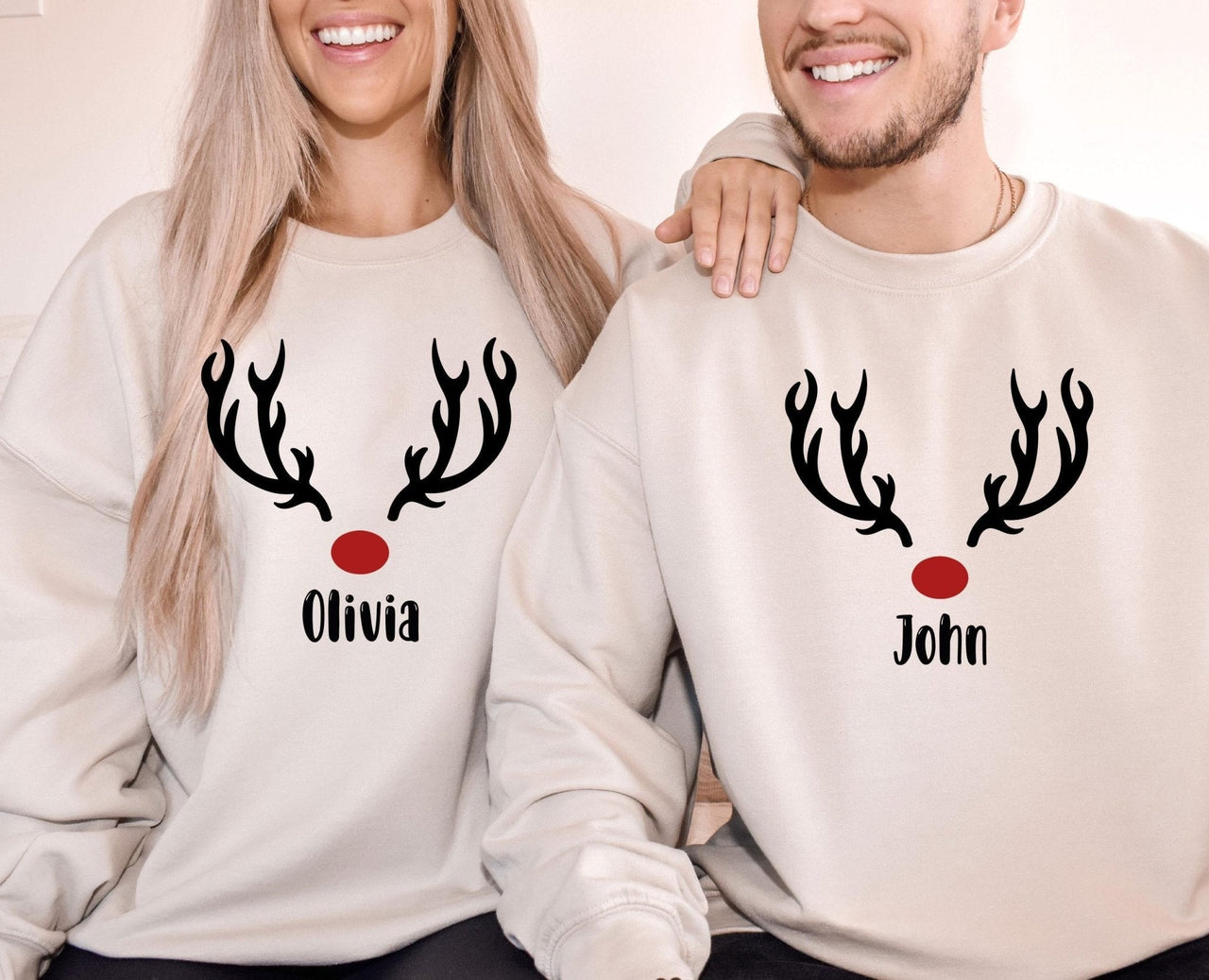 Reindeer Sweatshirt - Lismore Boutique - Sweatshirt - christmas_family