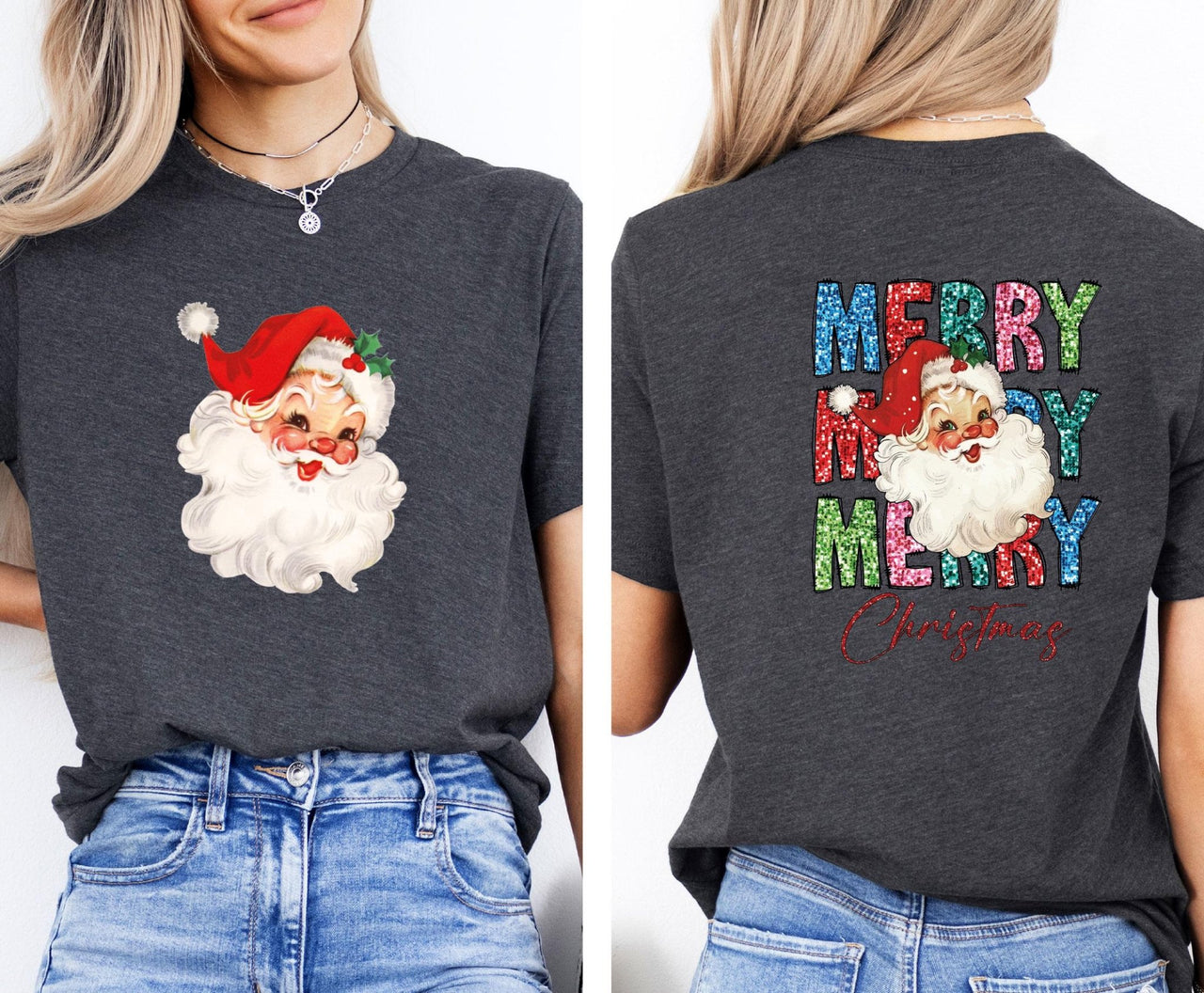 Santa Christmas Shirt - lismoreboutique - Unisex T-Shirt - christmas_eve_gift